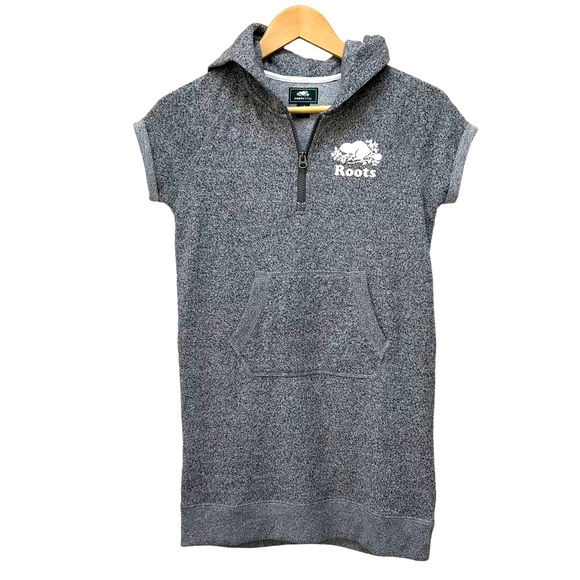 Roots Sweatshirt Dress with Hoodie - Picture 1 of 10